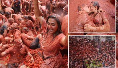 Inside La Tomatina, the ‘world’s biggest food fight’ in Spain: Photos
