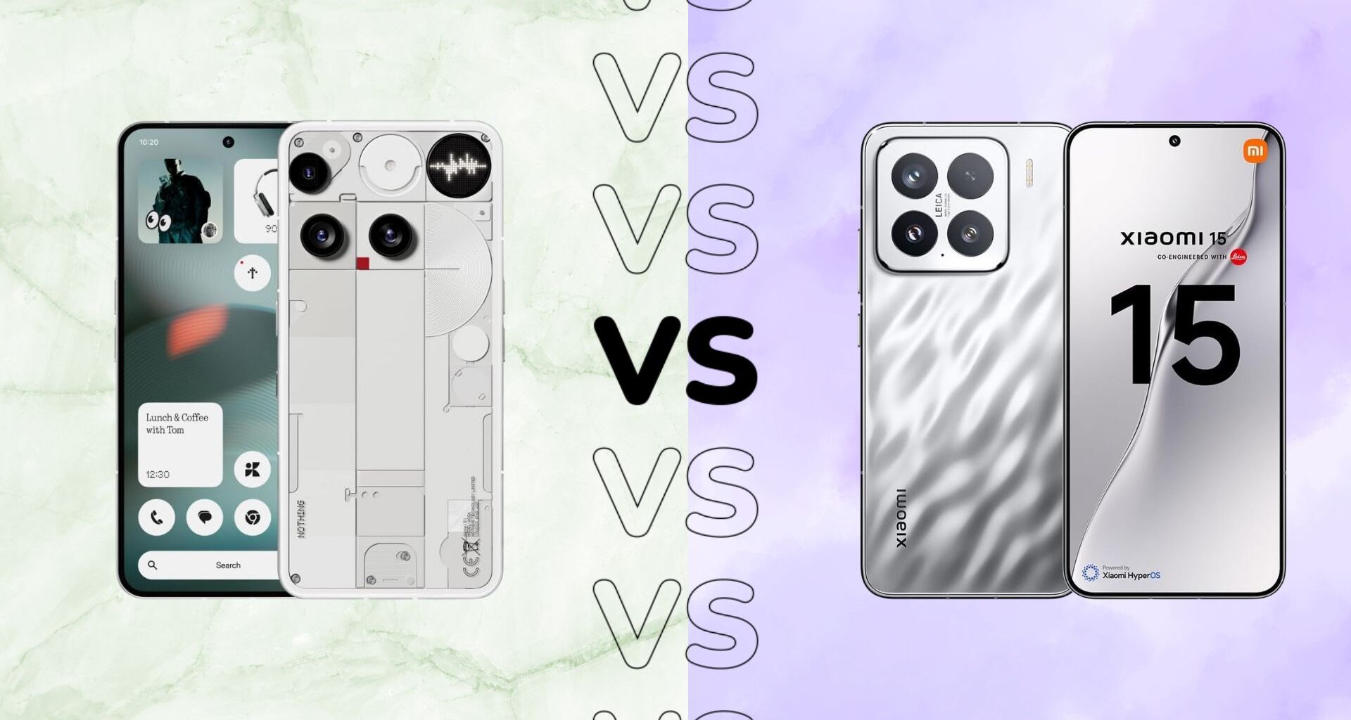 Nothing Phone 3 vs Xiaomi 15: Comparing the Androids