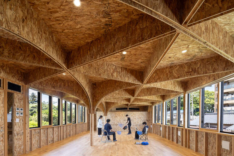 Office in the Breeze / Furumori Koichi architectural design studio+Daiki Kuwahara - Interior Photography, Wood