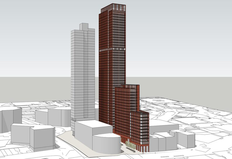 Shenton trails Yorkshire's tallest tower in next Sheffield bid