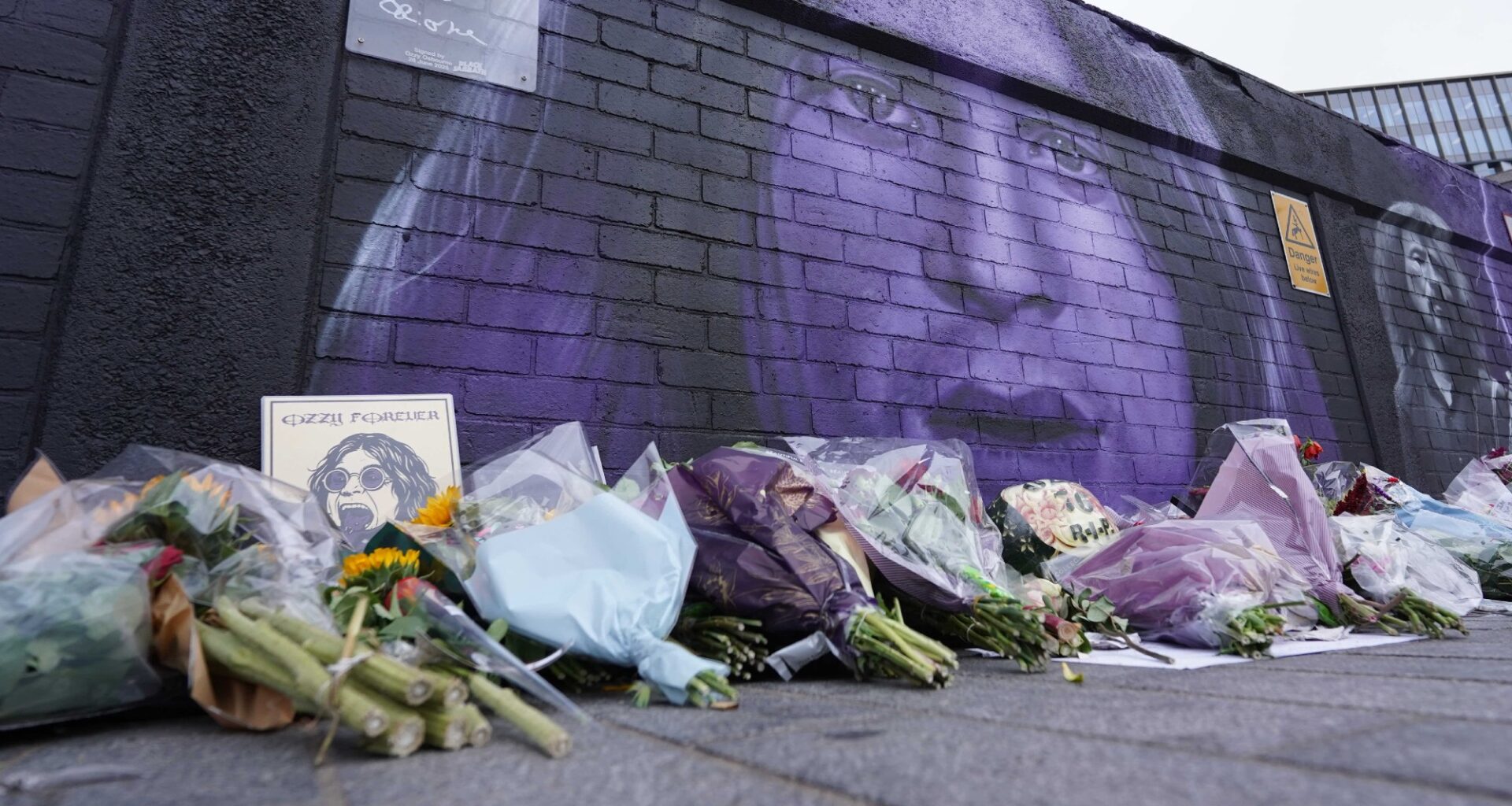 Man arrested for stealing flowers from Ozzy Osbourne's memorial site in Birmingham