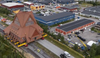 Stunning drone and timelapse footage captures 113-year-old church’s journey to new home