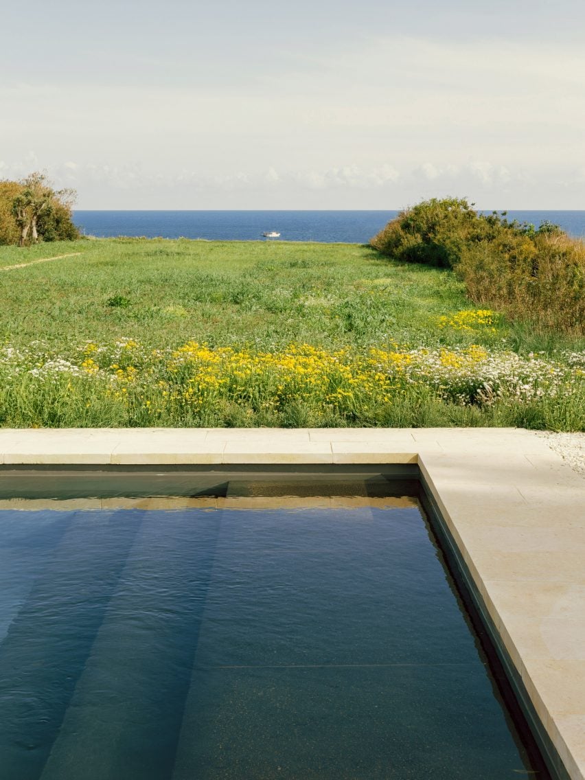 Swimming pool at a home in Sicily