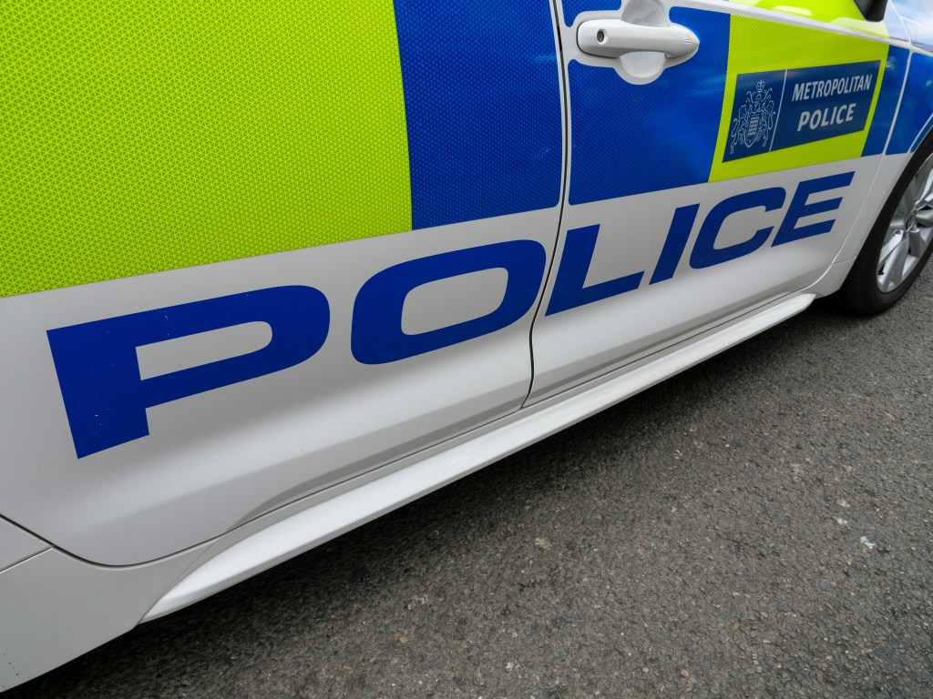 Metropolitan Police car.