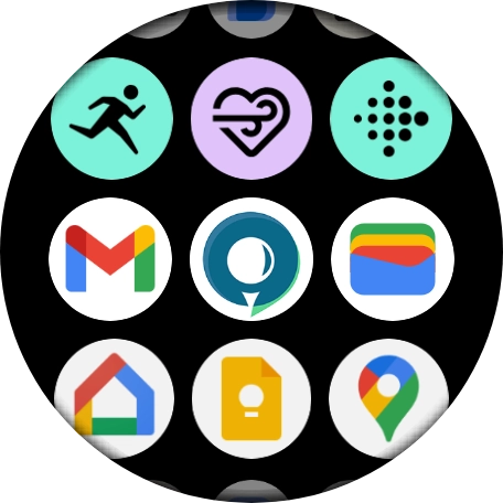 pixel watch app drawer fitbit icons old