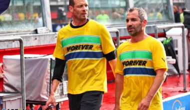 Alexander Wurz, Timo Glock, Ayrton Senna and Roland Ratzenberger tribute, Imola, 2024