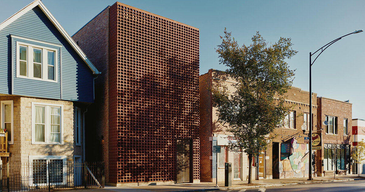 brick facade shrouds range-designed NDC HQ in chicago