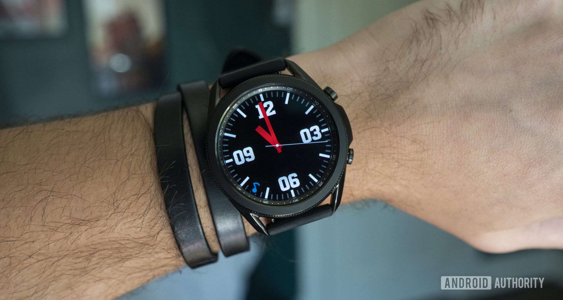 samsung galaxy watch 3 review on wrist watch face