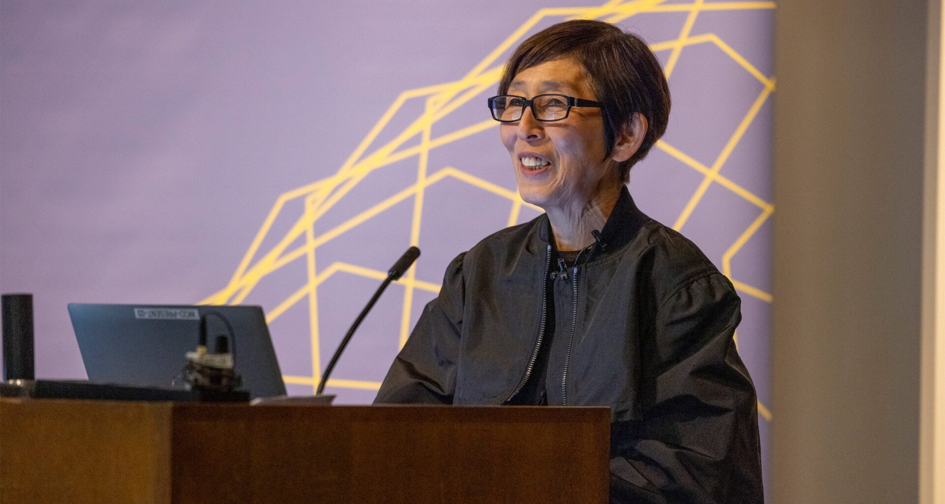 Kazuyo Sejima speaking at the Weitzman School Awards