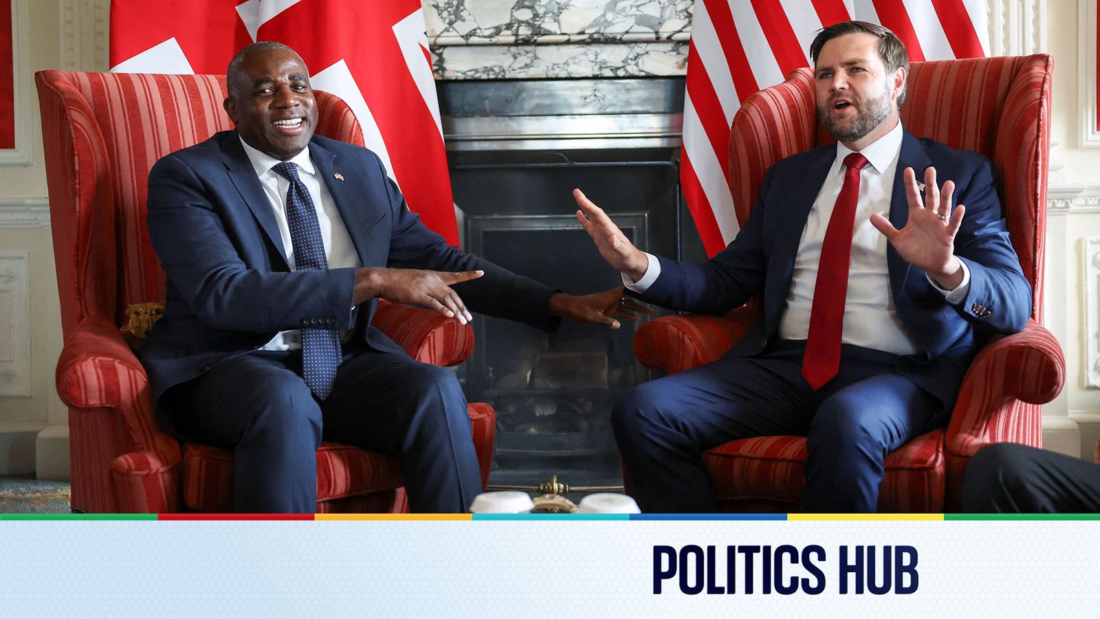 JD Vance tells David Lammy he 'loves' the UK - jokes he 'caught a few' fish during visit | Politics News