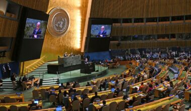 The United Nations holds a general debate in New York every year. Pic: STAR MAX/IPx/AP