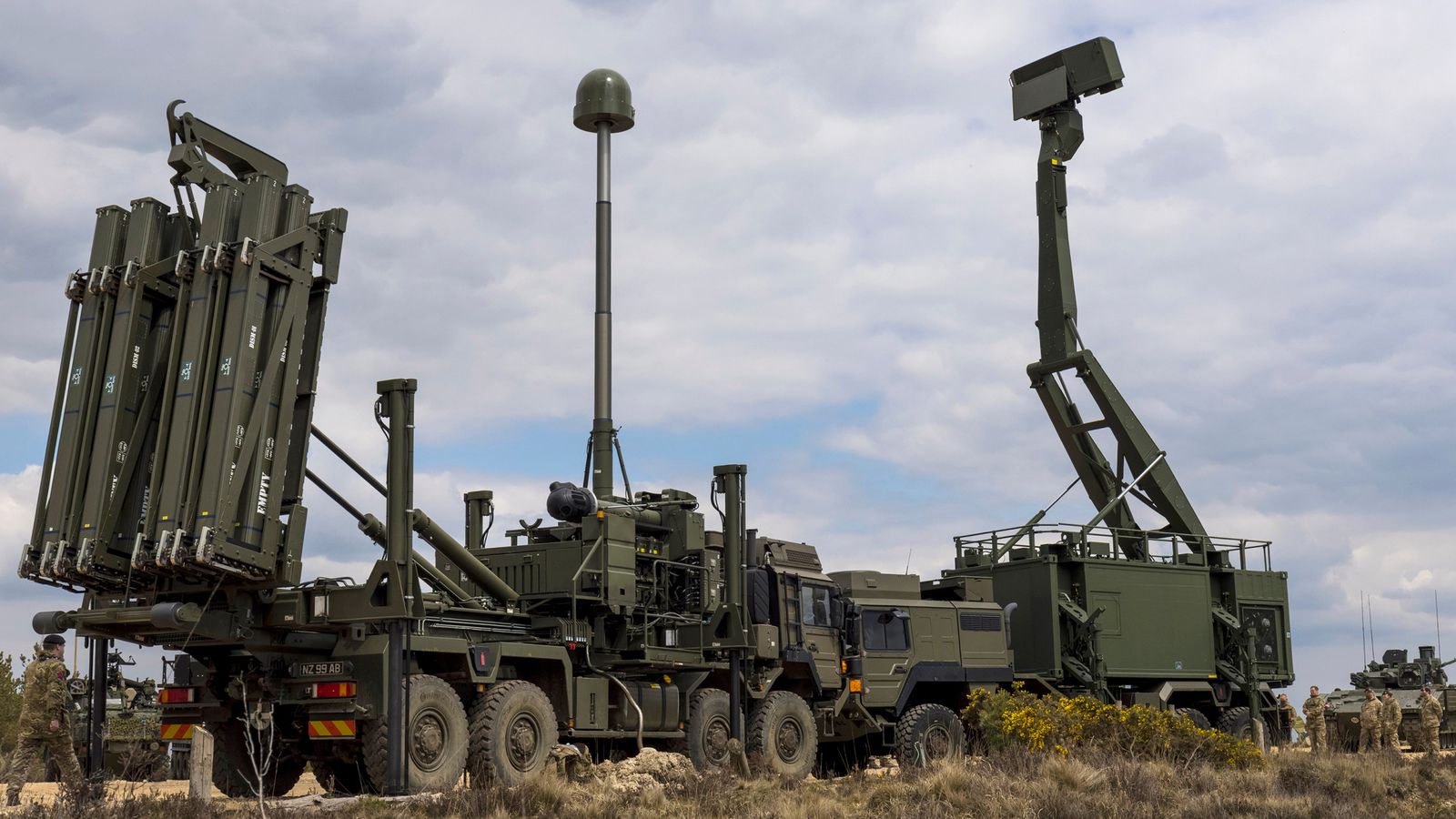 The UK's air defence system is called Sky Sabre. Pic: MoD/PA