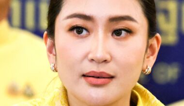 Paetongtarn Shinawatra was Thailand's youngest-ever leader. Pic: Reuters