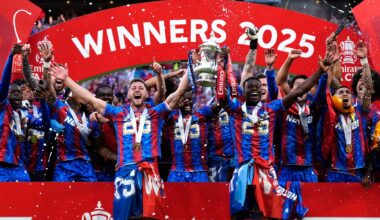 Crystal Palace qualified for the competition by winning the FA Cup in May. Pic: PA
