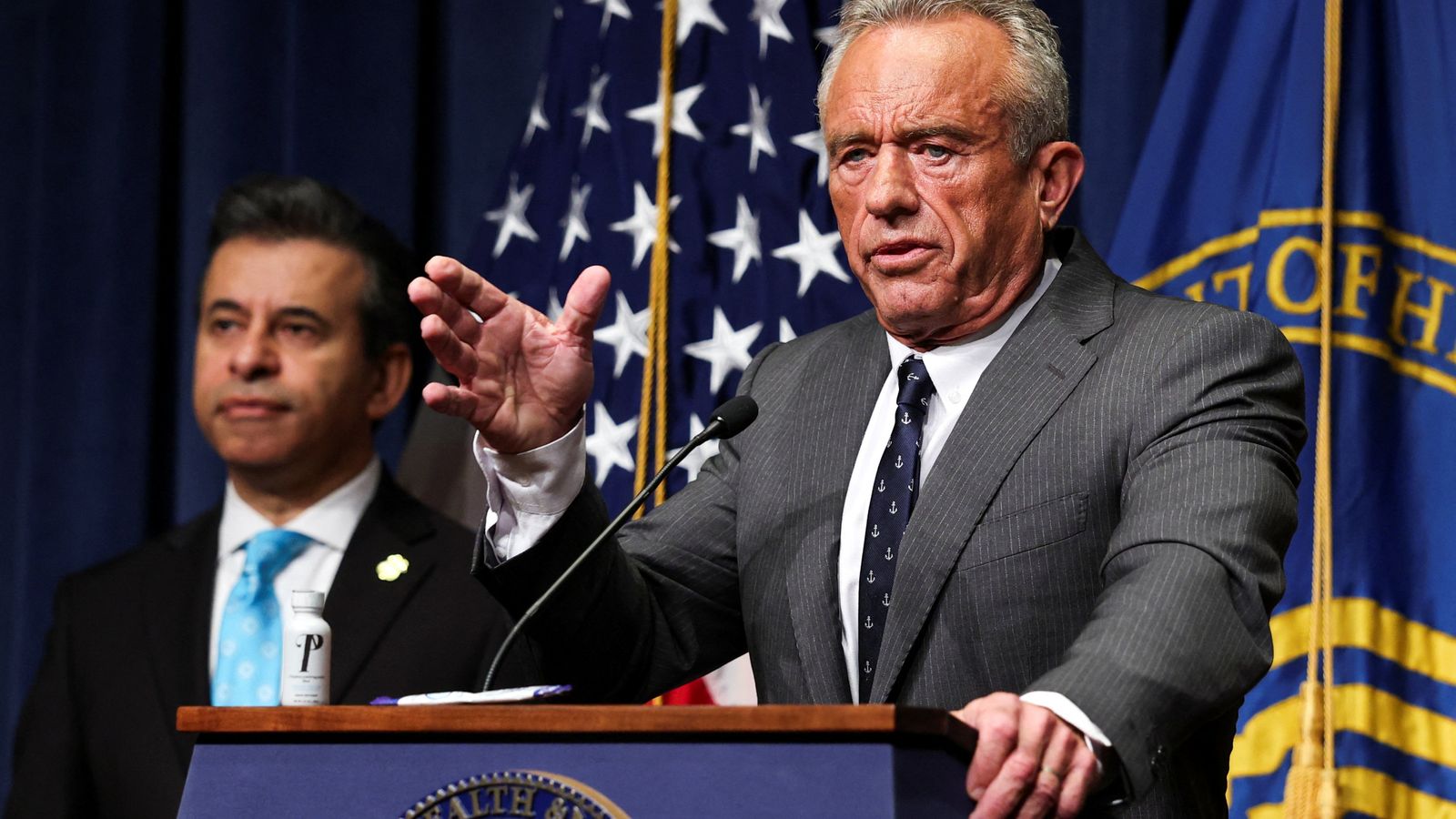 US health secretary Robert F Kennedy, Jr in July. File pic: Reuters