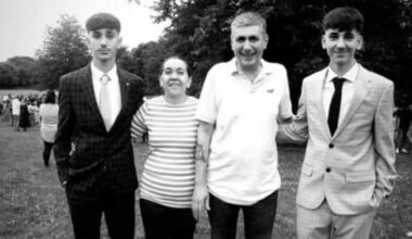 Domingos, Maria, Afonso, and Domingos Serrano. Pic: Thetford Town Youth FC / Facebook