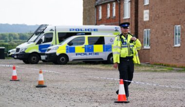 The scene in Stathern, Leicestershire, after a 76-year-old man was arrested on suspicion of administering poison at a summer camp which led