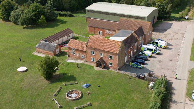 A general view of the scene in Stathern, Leicestershire, after a 76-year-old man was arrested on suspicion of administering poison at a summ