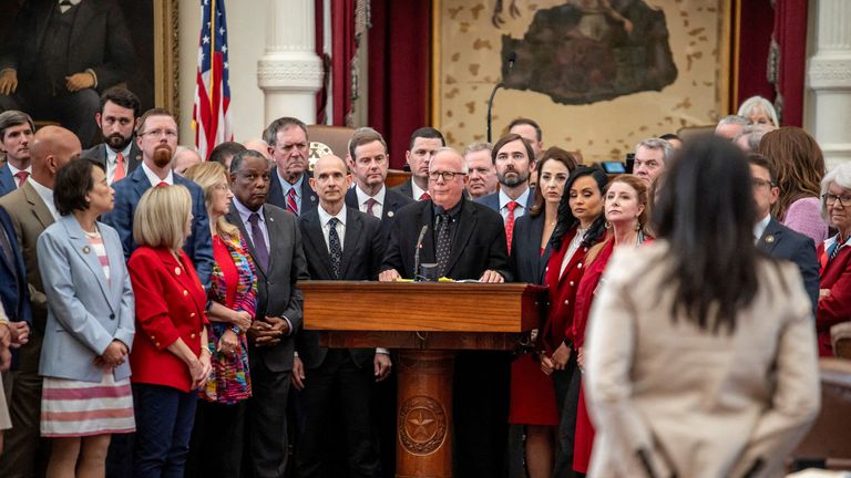 Republican Texas State Representative Todd Hunter brought about the legislation. Pic: AP