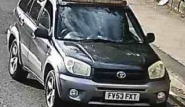 Police believe this car was stolen before the burglary. Pic: West Yorkshire Police