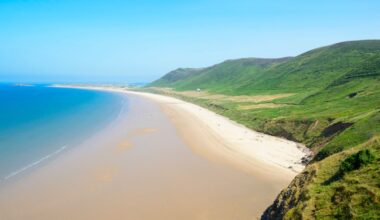 Rhossili Bay in Wales. Pic: iStock