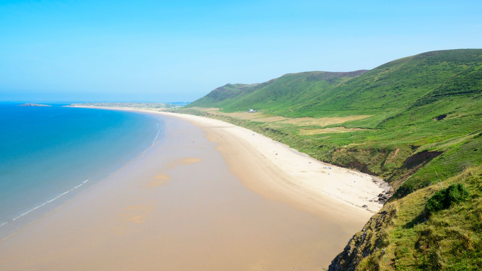 Rhossili Bay in Wales. Pic: iStock