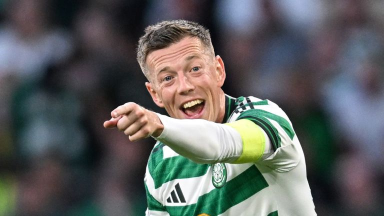 GLASGOW, SCOTLAND - AUGUST 20: Celtic's Callum McGregor in action during a UEFA Champions League Play-Offs First Leg match between Celtic and Kairat Almaty at Cetic Park, on August 20, 2025, in Glasgow, Scotland. (Photo by Rob Casey / SNS Group)