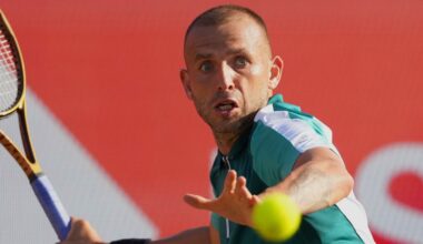 Britain's Dan Evans, tennis (Associated Press)