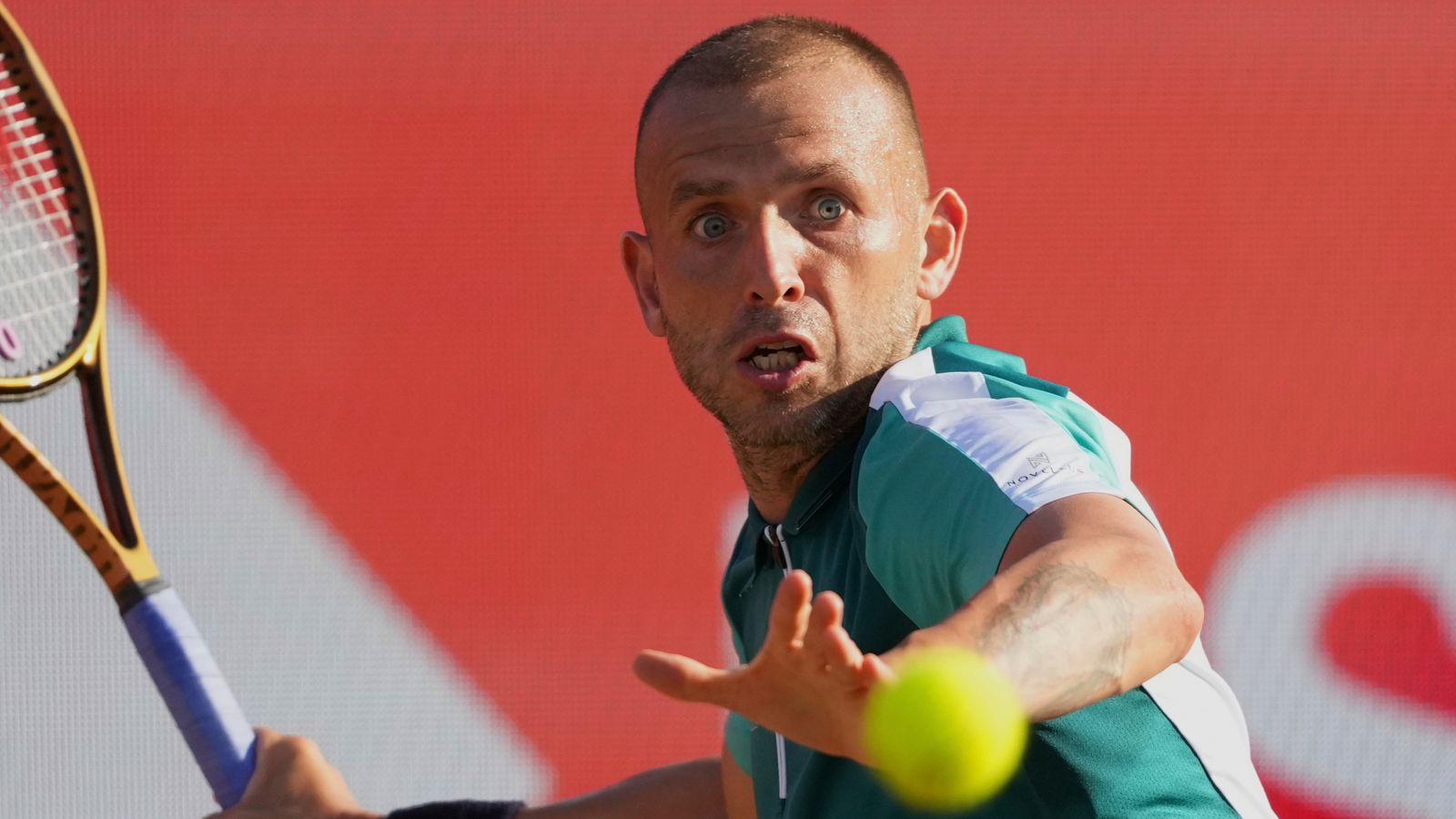 Britain's Dan Evans, tennis (Associated Press)