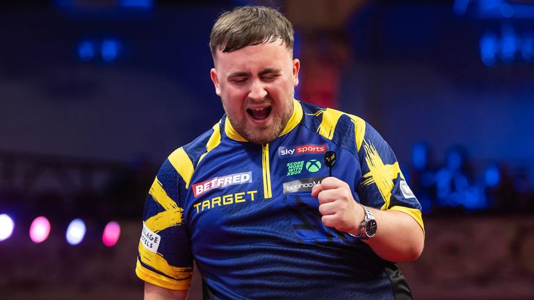 Luke Littler at World Matchplay