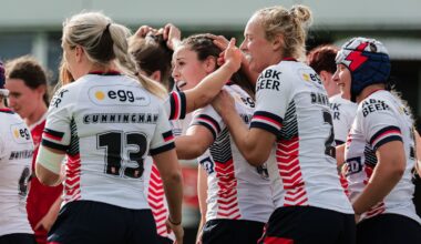 Picture by Alex Whitehead/SWpix.com - 09/08/2025 - Rugby League - Women's Rugby League International - Wales vs England - Lextan Gnoll, Neat