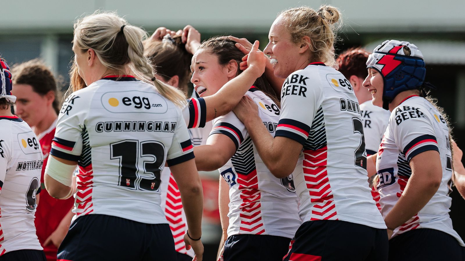 Picture by Alex Whitehead/SWpix.com - 09/08/2025 - Rugby League - Women's Rugby League International - Wales vs England - Lextan Gnoll, Neat
