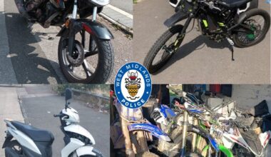 Arrests and vehicle seizures during crackdown on robberies in Solihull