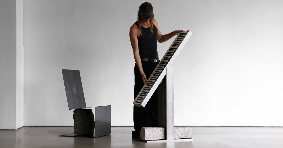 steel and stone v2 electronic piano transforms from instrument to monolith