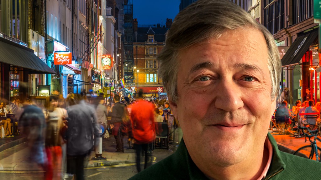 Stephen Fry Narrating 'This Is Soho' Documentary