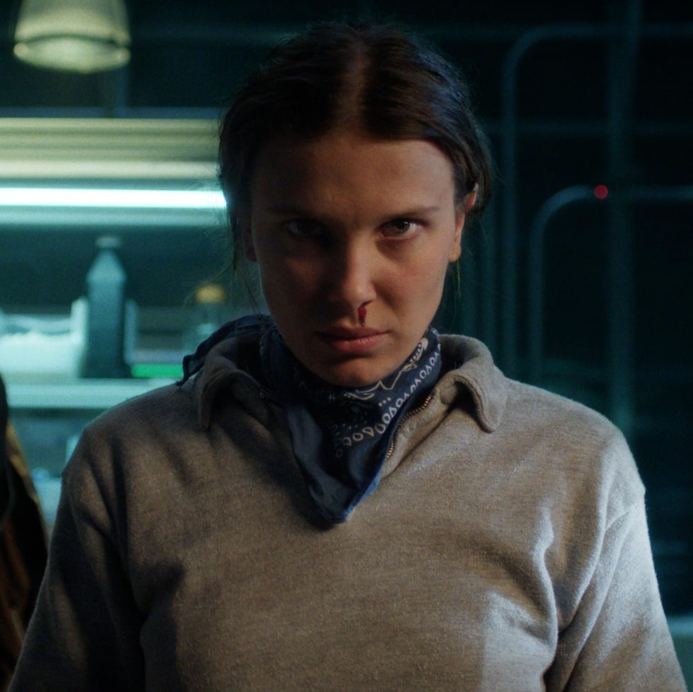 millie bobby brown as eleven in stranger things season 5