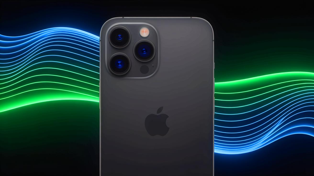 Illustration of the anticipated redesign of the iPhone 17 Pro's antenna placement for enhanced connectivity.