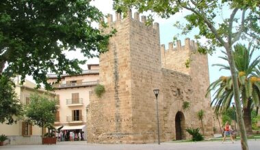 The Porta del Moll, also known as the Gate of Alcudia, Spain