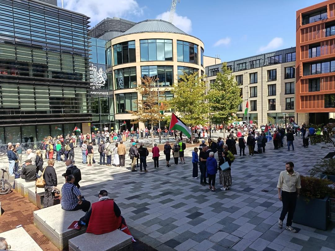 An hour of not feeling complicit in the genocide – Bella Caledonia