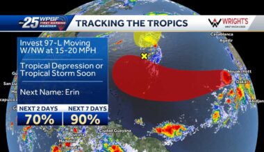 Invest 97-L has a better chance to become a depression this week