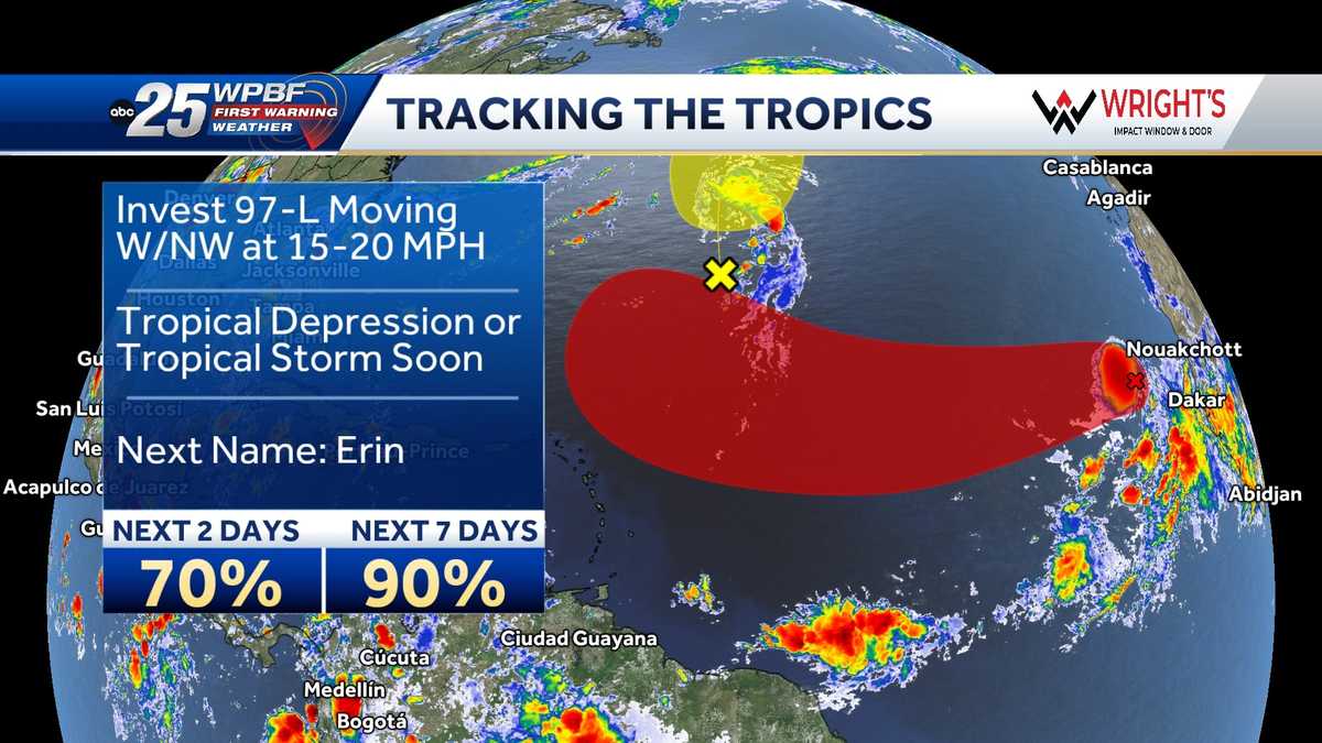 Invest 97-L has a better chance to become a depression this week