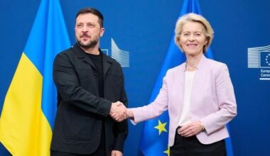 European Commission president says 'strong security guarantees' a must for Ukraine, EU
