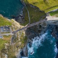 Tintagel Castle Bridge by William Matthews Associates