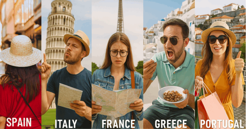 8 things tourists do in Spain, Italy, France, Greece, and Portugal that locals quietly judge, according to psychology