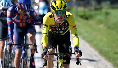 OUDENAARDE, BELGIUM - APRIL 06: Dylan Van Baarle of Netherlands and Team Visma