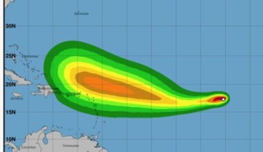 Tropical Storm watch issued for some northern Leeward Islands