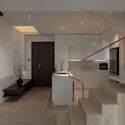 Ts Lunar Cavern Duplex Residence  / TAA DESIGN + KHOA VU  - Interior Photography, Kitchen, Wood, Lighting, Stairs, Glass
