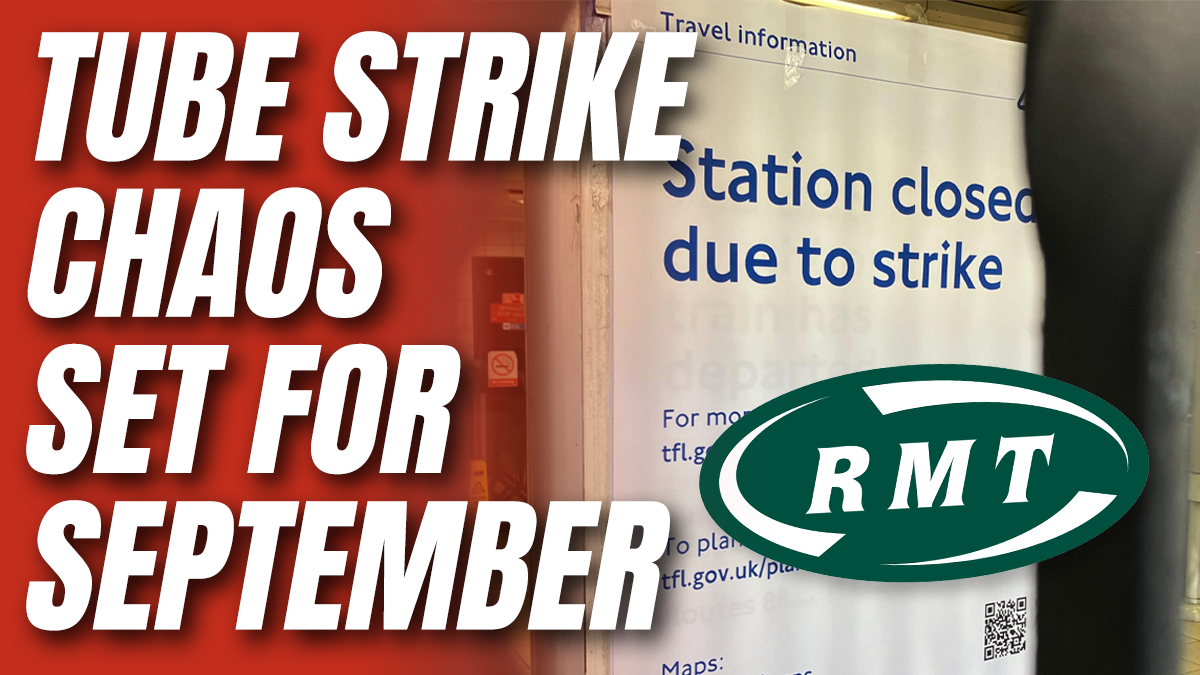 Tube Set for Chaos as RMT Announces Seven-Day Rolling Strike Action – Guido Fawkes