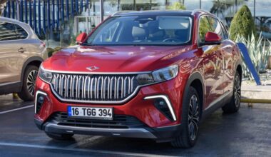 A TOGG T10X electric SUV is displayed at Nautilus Shopping Centre in Istanbul, Türkiye, on November 24, 2024. (Adobe Stock Photo)