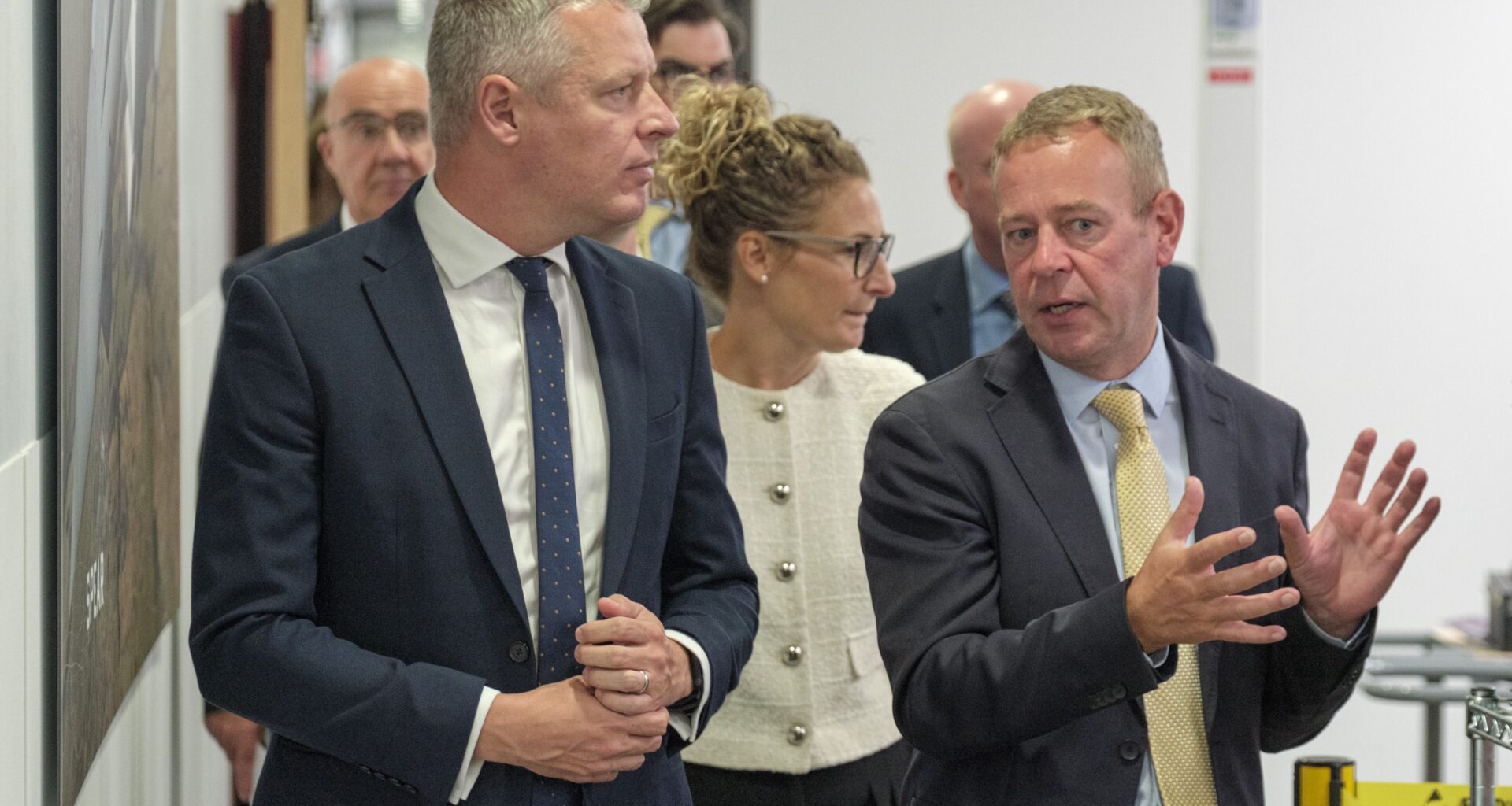 UK Minister for Armed Forces shown MBDA Bolton site by UK Head of Manufacturing ©MBDA
